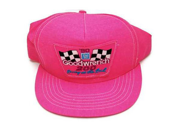Vintage 1990 NASCAR Neon Pink Goodwrench Darlington 200 Racing