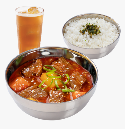 Transparent Korean Food Png - Korean Beef Stew Bonchon, Png Download - kindpng