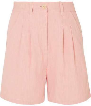 L.F.Markey - Henry Linen Shorts - Pink