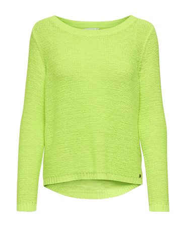 ONLY Geena Long Sleeve Neon Sweater & Reviews - Sweaters - Juniors - Macy's