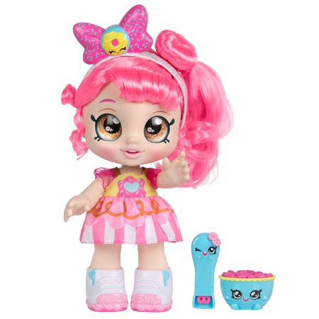 Kindi Kids Snack Time Friends, Donatina, Pre-School 10" Doll Playset, 3 Pieces Included - Walmart.com