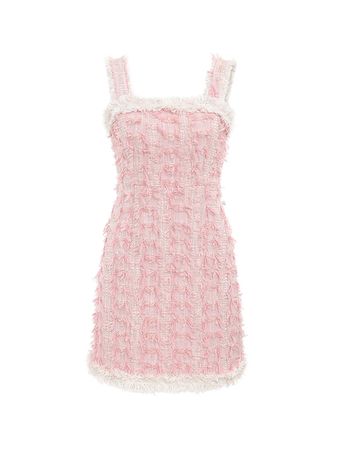 Feather tweed mini dress – SINCETHEN