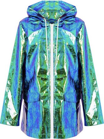 green holographic PLT hoodie