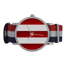Red White Stripes Nylon Strap Watch (Model 215) – Rockin Docks Deluxephotos