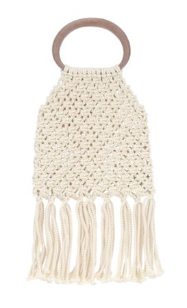 NANUSHKA Maeve crocheted cotton tote