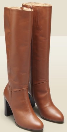knee high brown boots