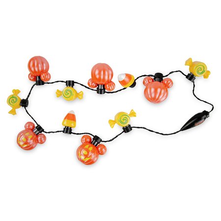 Mickey Mouse Pumpkin Light-Up Necklace | shopDisney