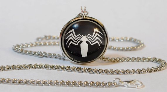 Handmade Venom Spiderman Pendant Necklace | Etsy