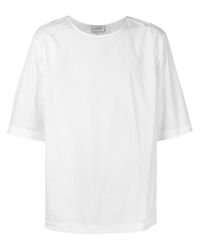 Lemaire Oversized T-Shirt in White  - Lyst