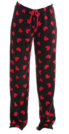 red and black cute pj pants