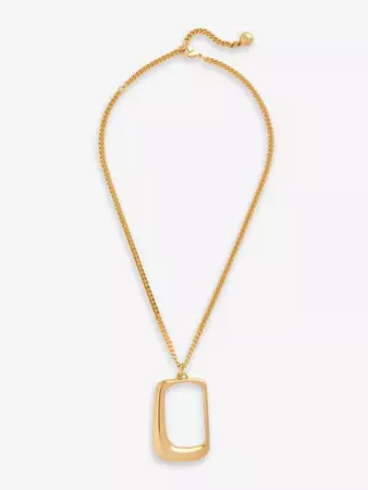 JACQUEMUS - Le Collier Ovalo brass pendant necklace | Selfridges.com