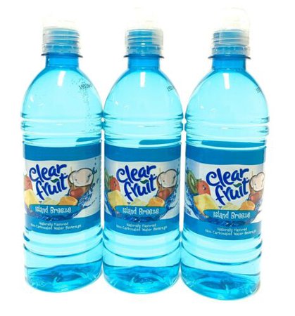 Clear Fruit Island Breeze Tropical Flavored Water 6 16.9oz Bottles NEW SEALED 76737100597 | eBay