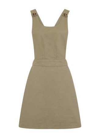 Apron Classic Pinafore Dress | Vintage-Inspired Green | Joanie | Joanie Clothing