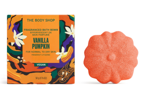 Vanilla Pumpkin Fragranced Bath Bomb body shop - Google Search