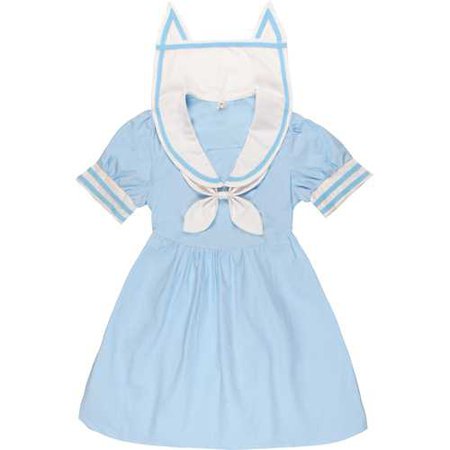 Harajuku Lolita Orecchiette Sailor collar dress on Storenvy