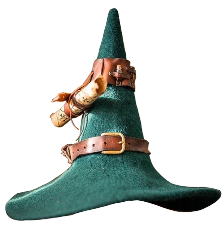 green witch’s hat