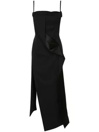 Alexander McQueen Pleated Asymmetric Sleeveless Dress - Farfetch