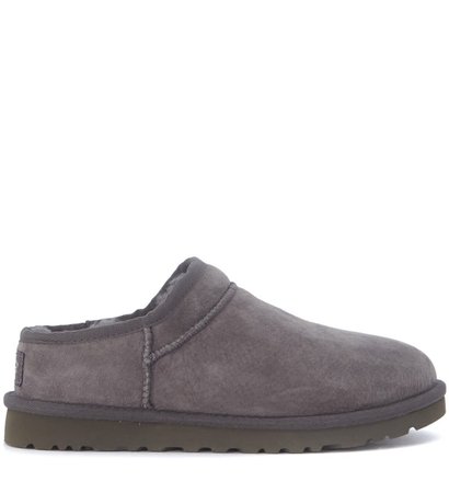 Slip-on Ugg Classic Slipper Made Of Gray Suede