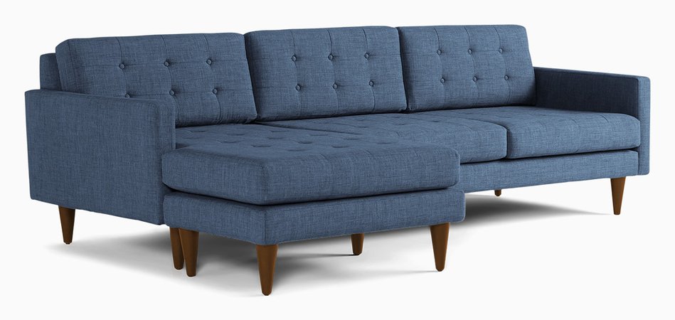 blue couch sofa