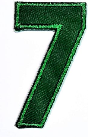 green number 7 patch - Google Search