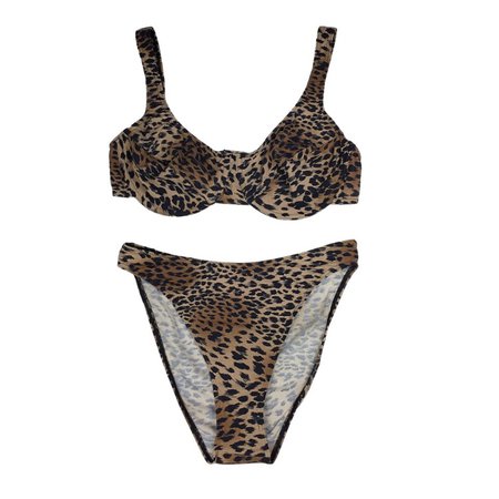 Incredible 1990’s leopard print bikini 💦 high... - Depop