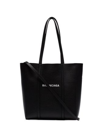 Balenciaga black everyday XS leather tote $1,190 - Shop AW19 Online - Fast Delivery, Price