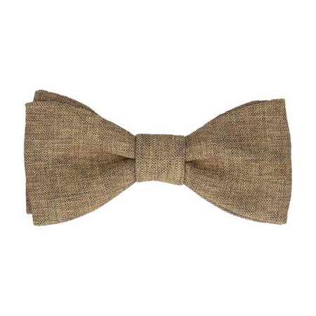 Tweed brown bow tie
