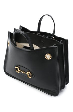 Женская черная сумка 1955 horsebit GUCCI — купить за 159000 руб. в интернет-магазине ЦУМ, арт. 621144/1U10G