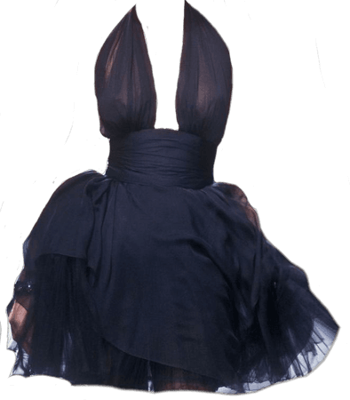 chanel 1991 black dress