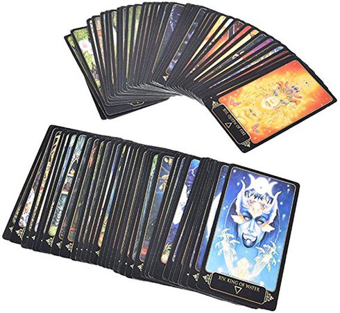 Shengruhua Tarot Cards Tarot Card Boxes with Color Boxes, Universal Old-Fashioned Divination Future Game Card Sets, Fate Prediction Card Sets- 81 Sheets (107.52.5cm): Amazon.ca: Home & Kitchen