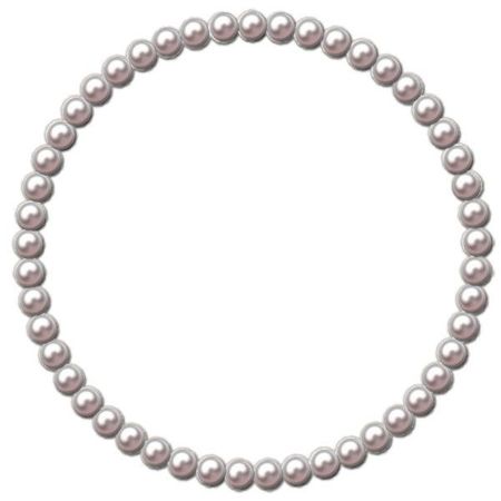 pearl circle frame