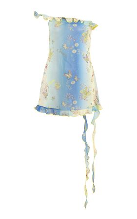 Kyla Butterfly Ruffled Mini Dress By Siedrés | Moda Operandi