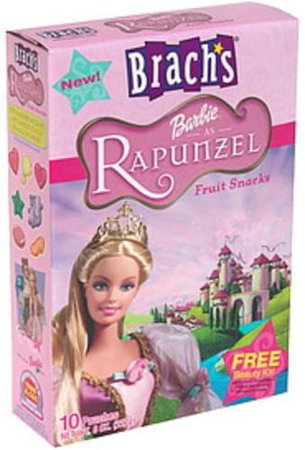Brachs Barbie as Repunzel Fruit Snacks - 10 ea, Nutrition Information | Innit
