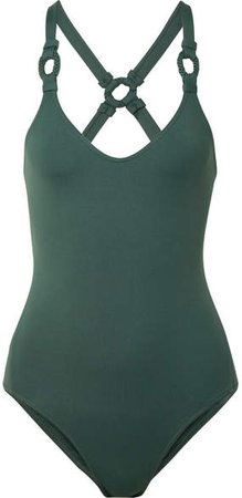 Studio Overlay Swimsuit - Emerald