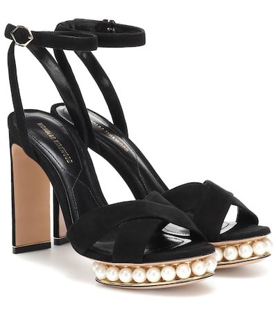 Casati faux pearl-embellished sandals