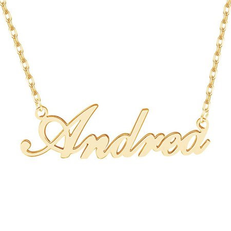 andrea name necklace !!