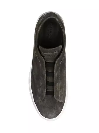 Shop To Boot New York Stone Suede Slip-On Sneakers | Saks Fifth Avenue