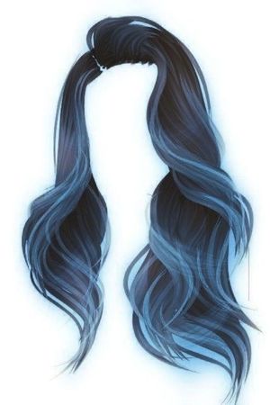 black blue hair