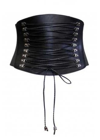 Wide Laced Corset Belt | Attitude Clothing