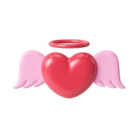valentine’s day angel heart