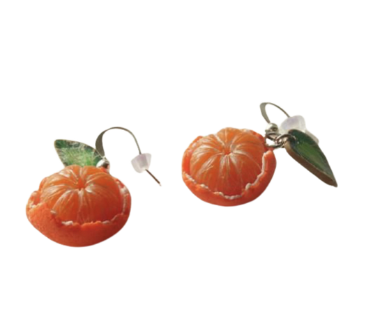 tangerine earrings