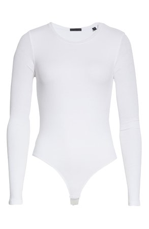 ATM Anthony Thomas Melillo Ribbed Bodysuit | White
