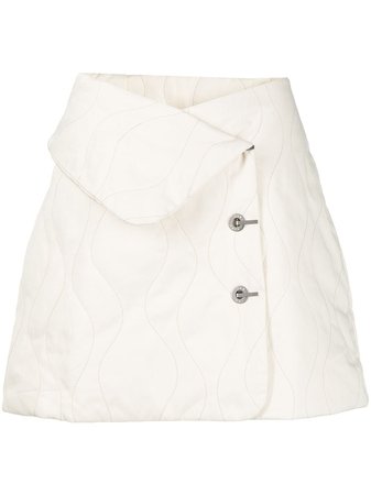 Dion Lee Wave Quilted Mini Skirt - Farfetch