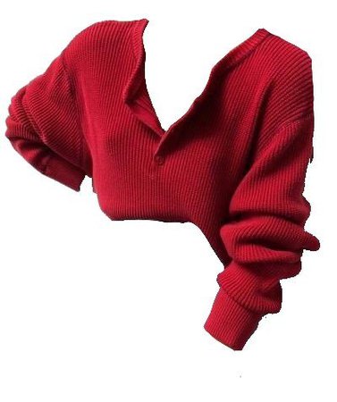 red top cardigan png