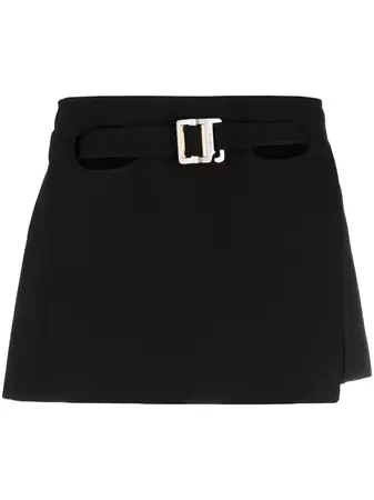 Dion Lee Belted Cutout Miniskirt - Farfetch