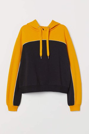 Hooded Sweatshirt - Yellow