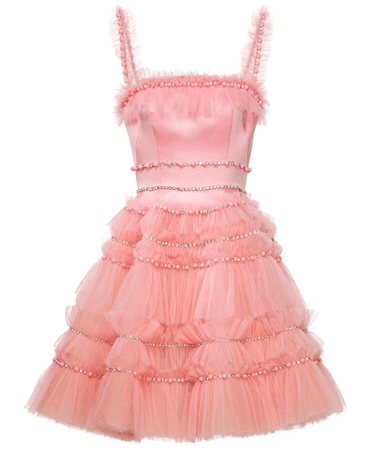 pink puffy dress kpop