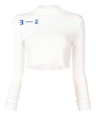 ARTICA ARBOX: Cropped Long Sleeve Tee