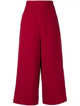See By Chloé wide leg cropped trousers $375 - Buy Online - Mobile Friendly, Fast Delivery, Price