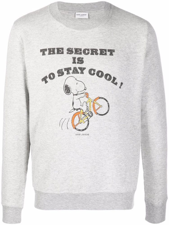 Saint Laurent x Peanuts Snoopy-print sweatshirt